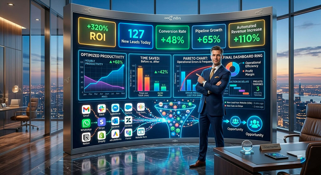 CEO + dashboard ROI + leads entrants